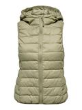 ONLNEWTAHOE HOOD WAISTCOAT OTW NOOS slate green
