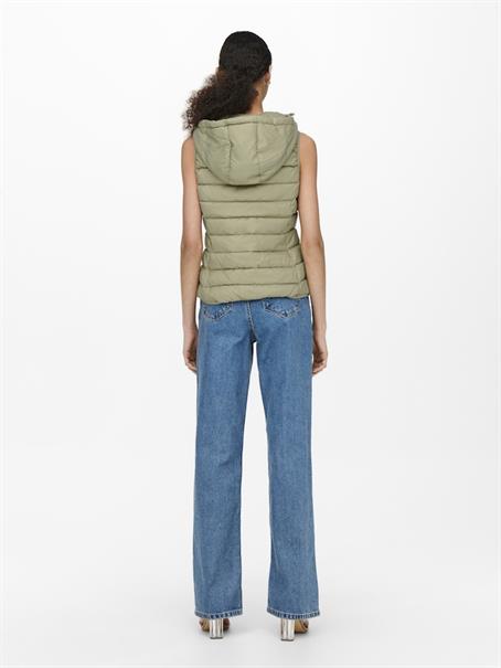 ONLNEWTAHOE HOOD WAISTCOAT OTW NOOS slate green