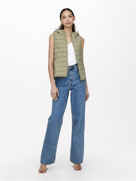 ONLNEWTAHOE HOOD WAISTCOAT OTW NOOS slate green