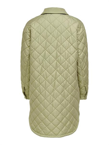 ONLNEWTANZIA LONG QUILT SHACKET OTW slate green