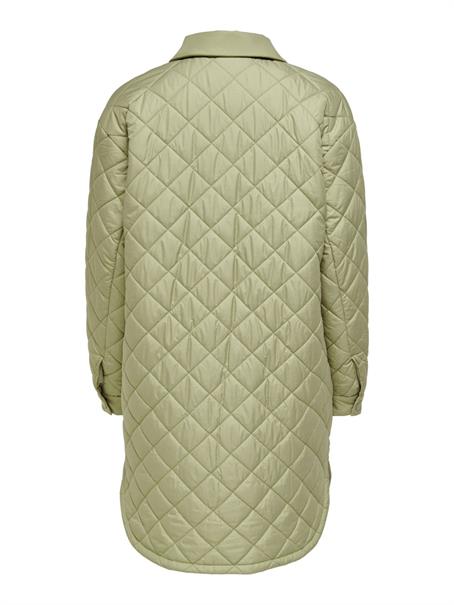 ONLNEWTANZIA LONG QUILT SHACKET OTW slate green