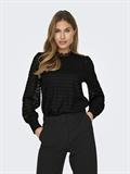 ONLNICE L/S HIGHNECK TOP JRS black