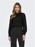 ONLNICE L/S HIGHNECK TOP JRS black
