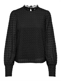 ONLNICE L/S HIGHNECK TOP JRS black
