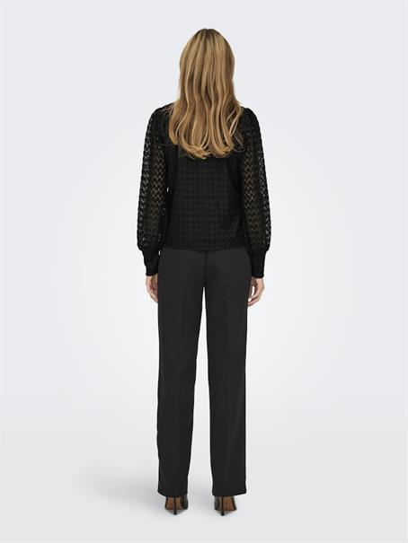 ONLNICE L/S HIGHNECK TOP JRS black