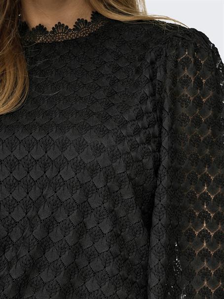 ONLNICE L/S HIGHNECK TOP JRS black