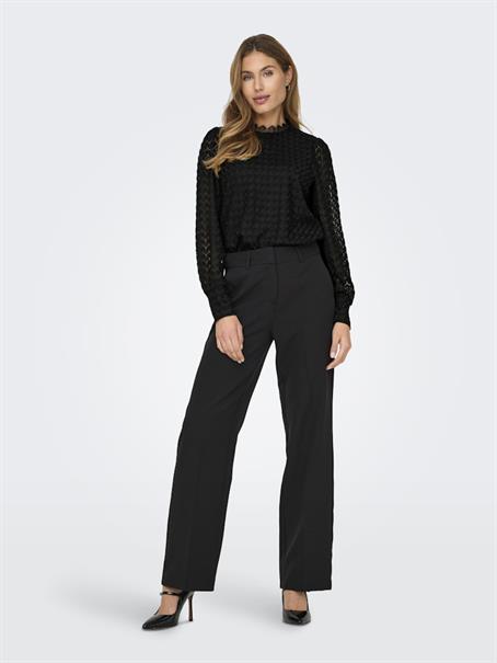 ONLNICE L/S HIGHNECK TOP JRS black