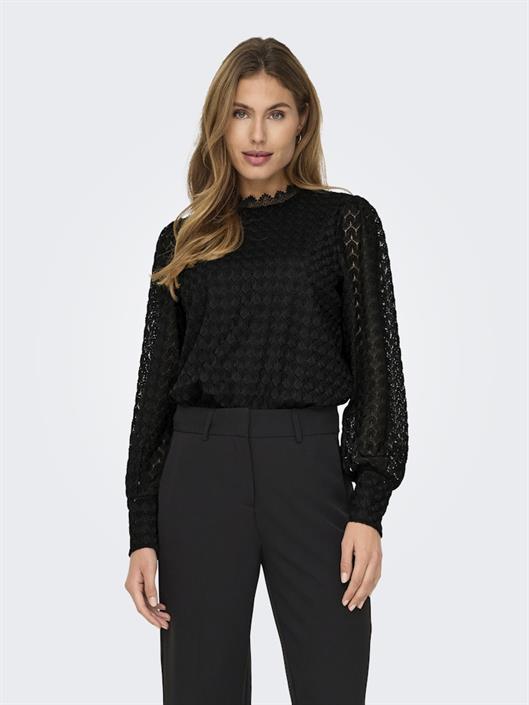onlnice-l-s-highneck-top-jrs-black