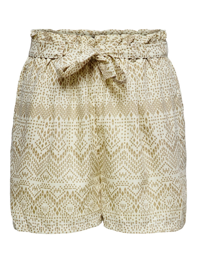 Only Damen Short 15230210 Almond Milk - paperbag shorts
