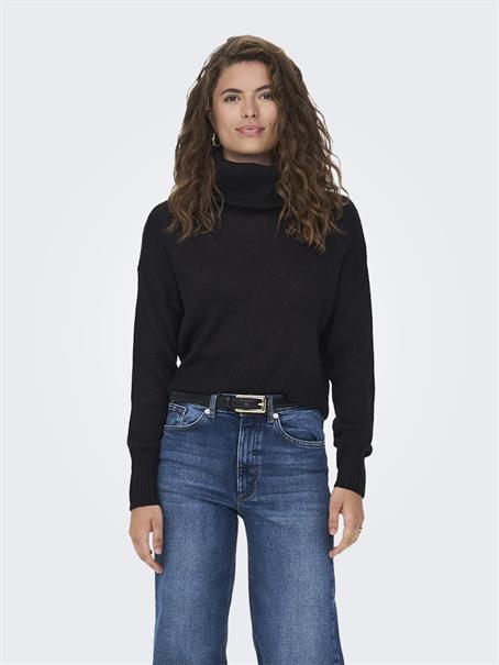 ONLNICOYA L/S COWLNECK PULLOVER KNT black