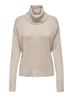 ONLNICOYA L/S COWLNECK PULLOVER KNT NOOS pumice stone