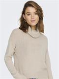 ONLNICOYA L/S COWLNECK PULLOVER KNT pumice stone