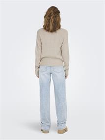 ONLNICOYA L/S COWLNECK PULLOVER KNT pumice stone