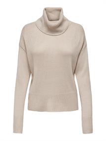 ONLNICOYA L/S COWLNECK PULLOVER KNT pumice stone