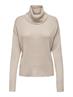 ONLNICOYA L/S COWLNECK PULLOVER KNT pumice stone