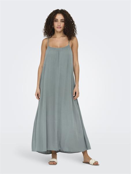 ONLNIKI STRAP MAXI DRESS WVN balsam green