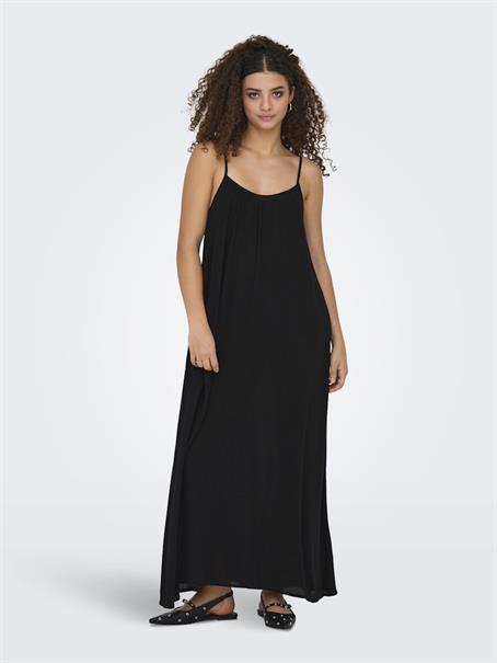 ONLNIKI STRAP MAXI DRESS WVN black