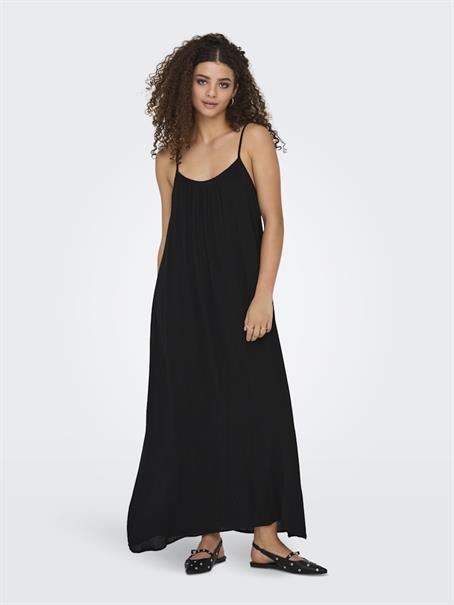 ONLNIKI STRAP MAXI DRESS WVN black