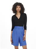 ONLNIMONE LS LIFE POLO PULLOVER CC KNT black