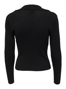 ONLNIMONE LS LIFE POLO PULLOVER CC KNT black