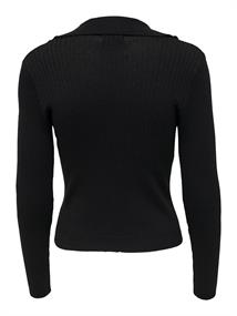 ONLNIMONE LS LIFE POLO PULLOVER CC KNT black