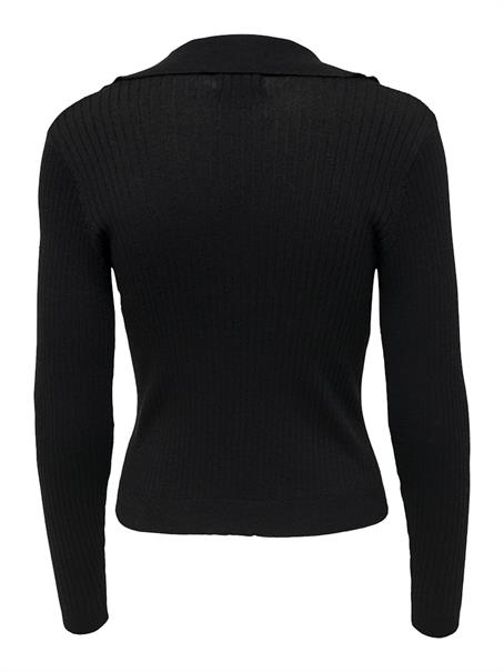 ONLNIMONE LS LIFE POLO PULLOVER CC KNT black