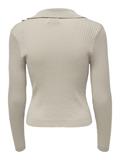 ONLNIMONE LS LIFE POLO PULLOVER CC KNT pumice stone