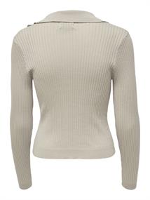 ONLNIMONE LS LIFE POLO PULLOVER CC KNT pumice stone
