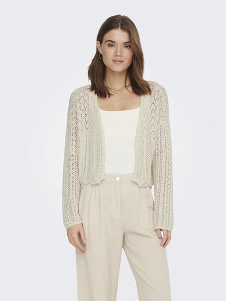 ONLNOLA 7/8 LIFE OPEN CARDIGAN KNT NOOS cloud dancer