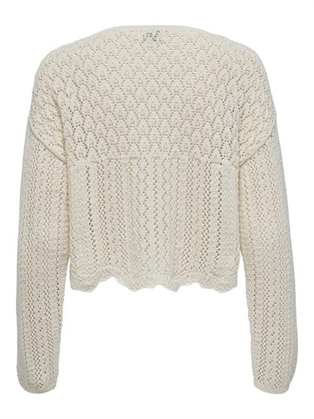 ONLNOLA 7/8 LIFE OPEN CARDIGAN KNT NOOS cloud dancer