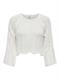 ONLNOLA LIFE 3/4 PULLOVER KNT NOOS cloud dancer