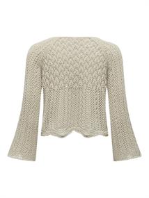 ONLNOLA LIFE 3/4 PULLOVER KNT NOOS feather gray