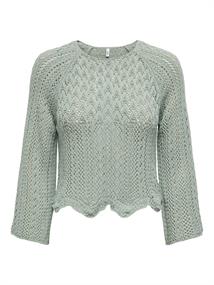 ONLNOLA LIFE 3/4 PULLOVER KNT NOOS jadeite