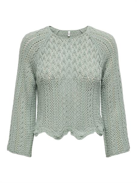 ONLNOLA LIFE 3/4 PULLOVER KNT NOOS jadeite