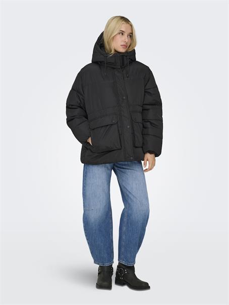 ONLNORA SHORT PUFFER CC OTW black