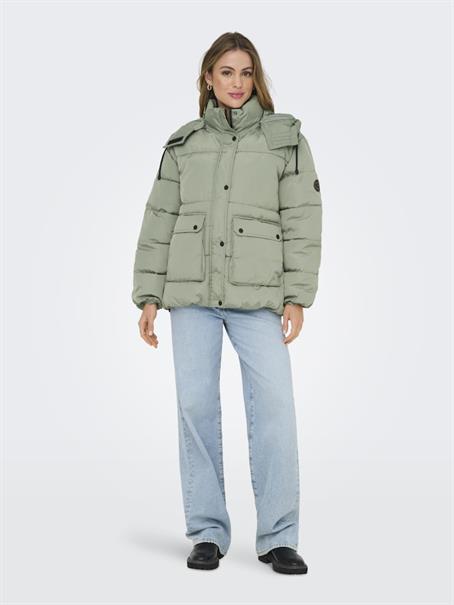 ONLNORA SHORT PUFFER CC OTW sea spray