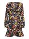 ONLNOVA LIFE L/S MERLE WRAP DRESS AOP black