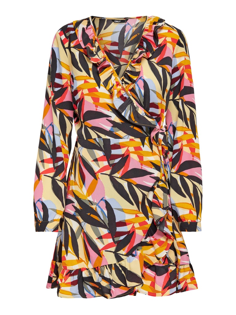 Vestito ONLY Onlnova Life - Maniche Lunghe Monica Dress AOP In Viscosa | Donna - Foto 7