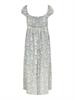 ONLNOVA LIFE S/S TEVA LONG DRESS AOP PTM coronet blue-ava blossom