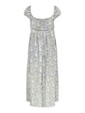ONLNOVA LIFE S/S TEVA LONG DRESS AOP PTM coronet blue-ava blossom