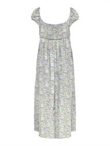 ONLNOVA LIFE S/S TEVA LONG DRESS AOP PTM coronet blue-ava blossom