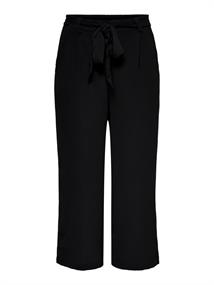 ONLNOVA LIFE VIS CROP PALAZZO PANT SOLID black