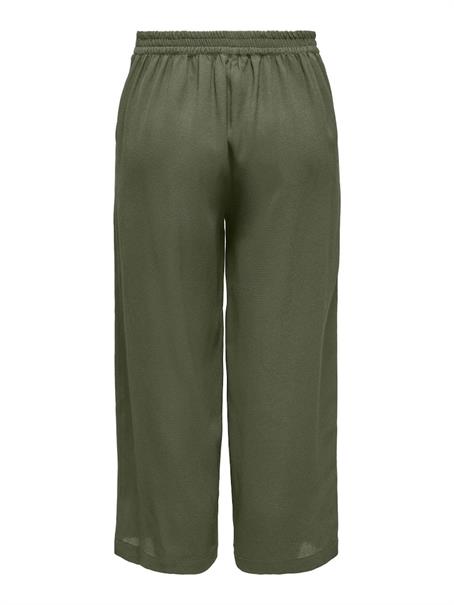 ONLNOVA LIFE VIS CROP PALAZZO PANT SOLID kalamata