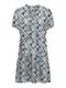 ONLNOVA LIFE VIS S/S THEA DRESS AOP faded denim-414 isla