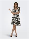 ONLNOVA LIFE VIS S/S THEA DRESS WVN black1