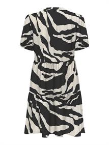 ONLNOVA LIFE VIS S/S THEA DRESS WVN black1