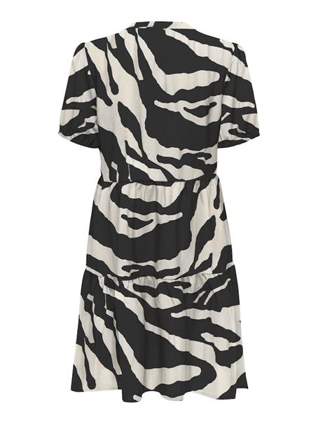 ONLNOVA LIFE VIS S/S THEA DRESS WVN black1