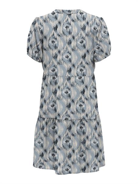 ONLNOVA LIFE VIS S/S THEA DRESS WVN faded denim-414 isla