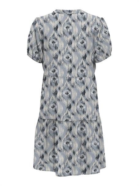 ONLNOVA LIFE VIS S/S THEA DRESS WVN faded denim-414 isla