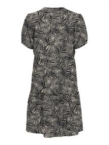 ONLNOVA LIFE VIS S/S THEA DRESS WVN night sky-427 mila leaf